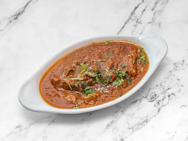 Lamb Curry and Basmati Rice.